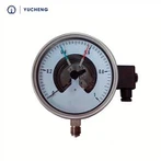 Manómetro de contacto eléctrico de 100 mm