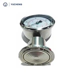 Calibrador de sello de diafragma sanitario SS316L