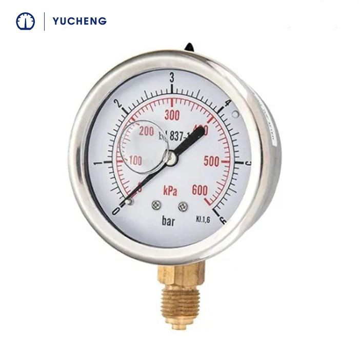 Glycerin pressure gauge
