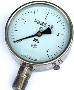 stainless steel pressure gauge