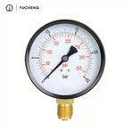 Medidor de presión de caja de acero utilitario de 63 mm